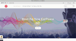 Desktop Screenshot of earpeace.com